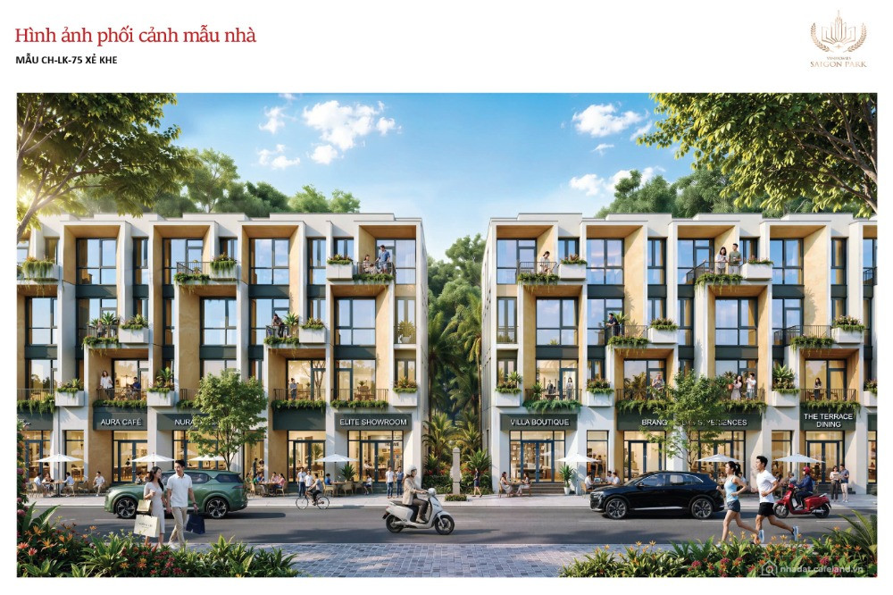  Vinhomes Saigon Park Hóc Môn | Nhà Phố Liền Kề Từ 4 Tỷ | Mở Bán Đợt 1