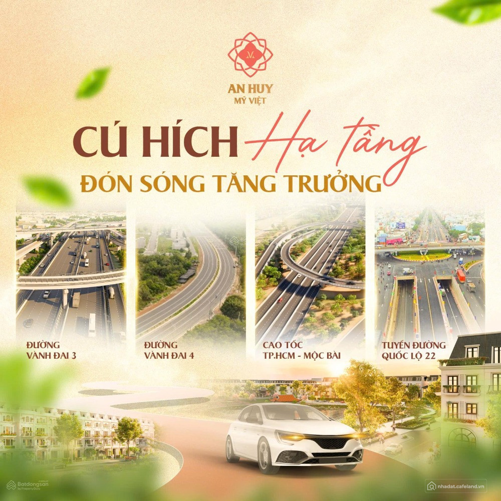 AN HUY MỸ VIỆT – ĐẤT NỀN TIỀM NĂNG, ĐÓN ĐẦU HẠ TẦNG KHU TÂY TP.HCM