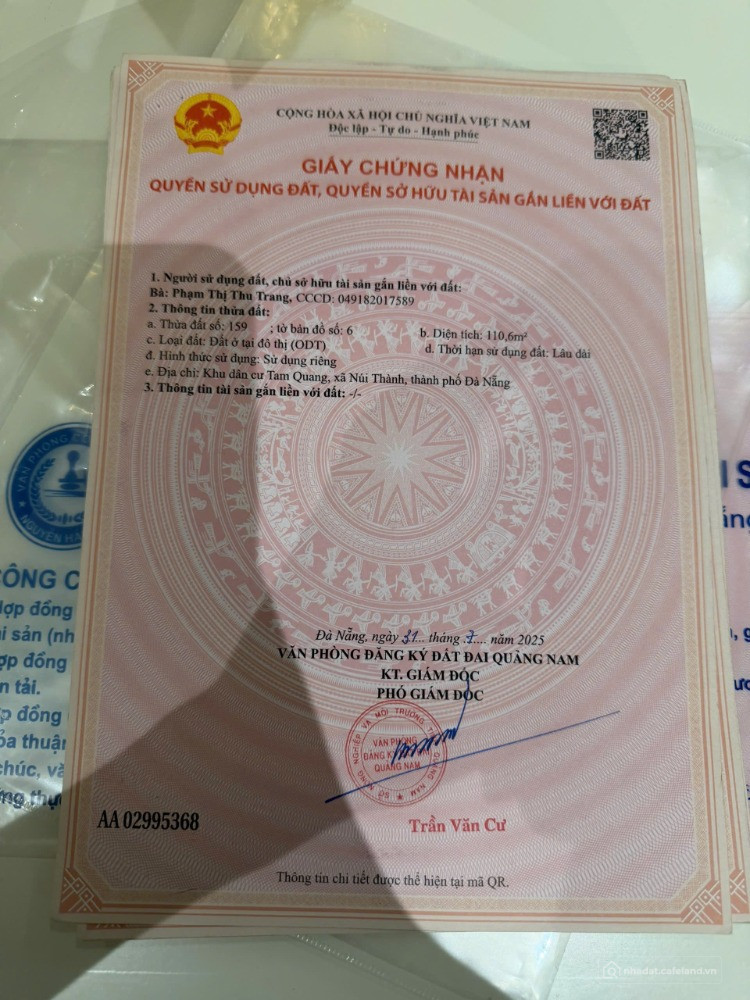 Chỉ 1,53 tỷ - Lô đất mặt tiền 7,5m sát Quốc Lộ 1A và trung tâm khu kinh tế Chu L