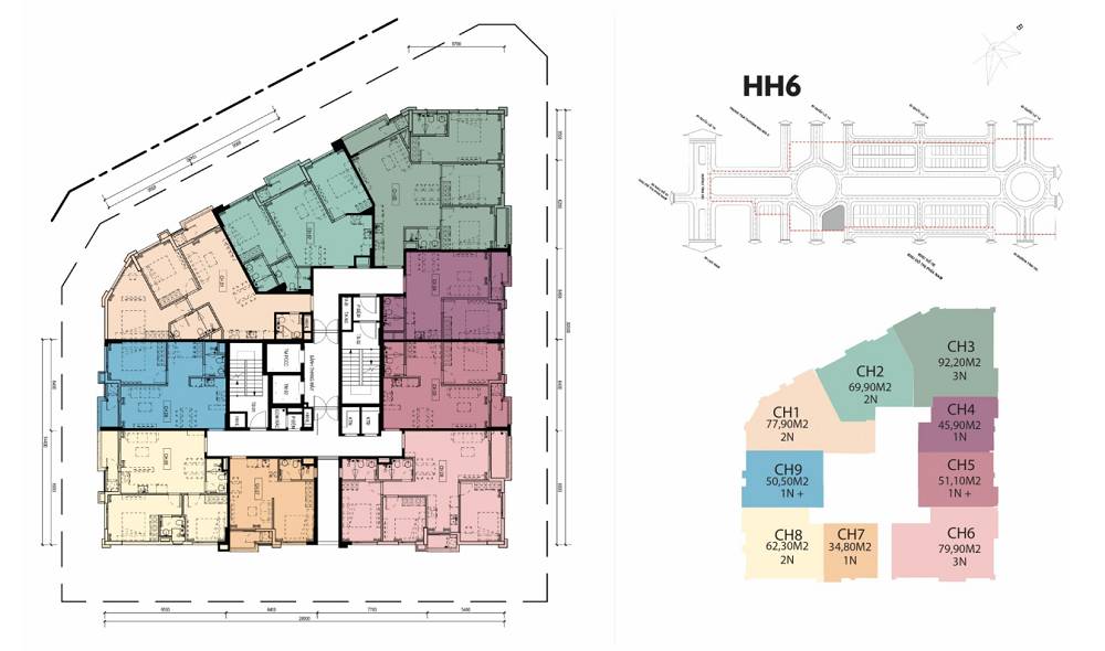 Căn 1PN 33,6m² The Interone giá 2,4 tỷ, lựa chọn gọn đẹp gần Big C/GO