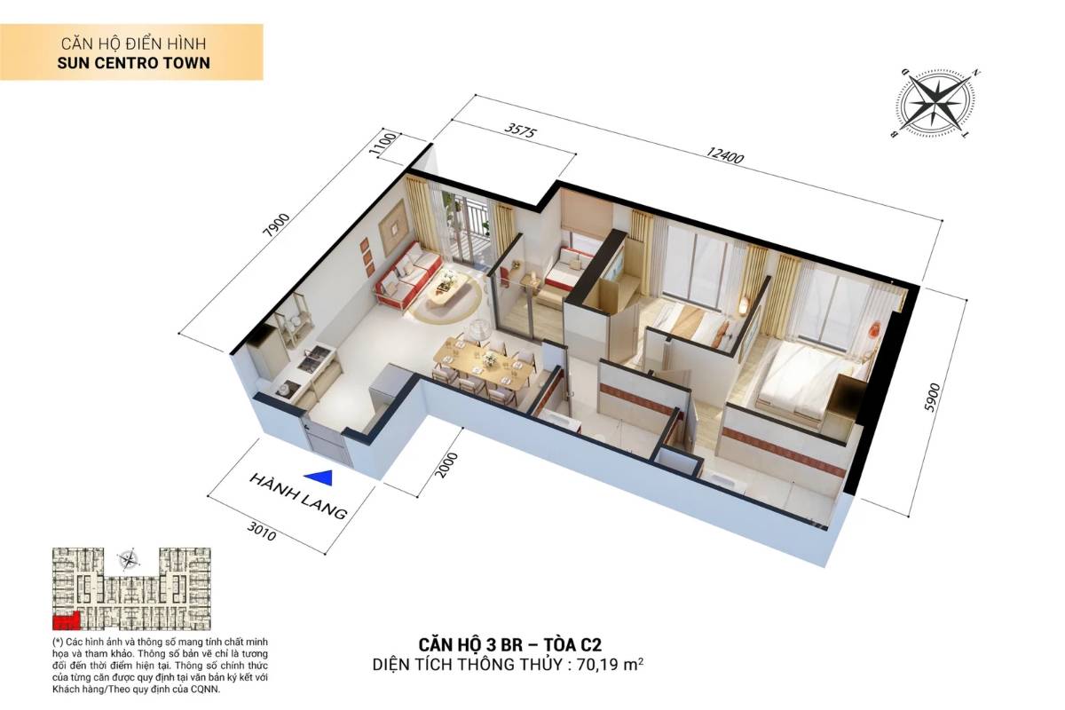 Căn studio ven biển Bãi Cháy, full tiềm năng khai thác, giá 1,9 tỷ