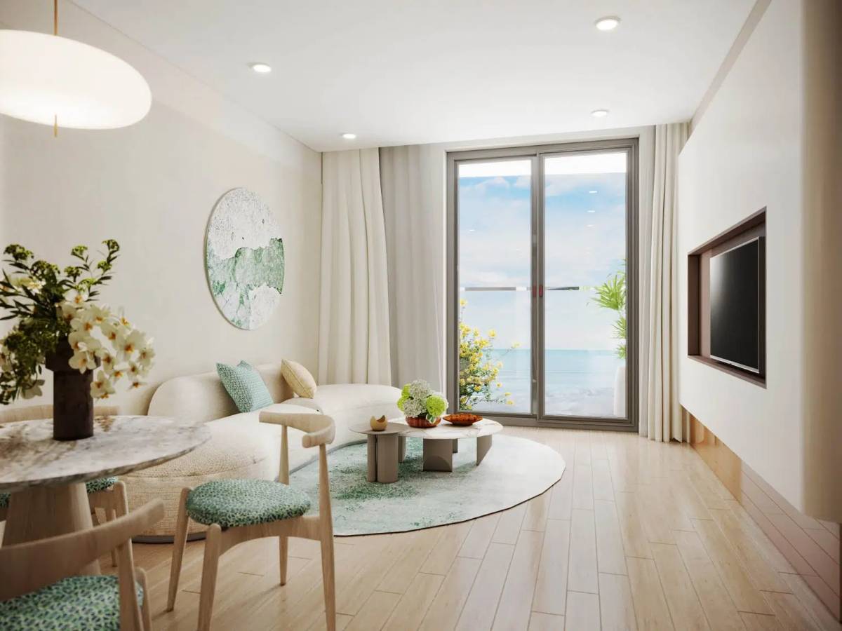 Chuyển nhượng căn hộ 1PN view đẹp thoáng đãng 44.32m2 thuộc Meypearl Harmony Đảo Ngọc