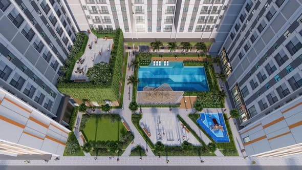 Căn hộ cao cấp TA.07-02 tại K-Home Midtown Trảng Bom - Diện tích 41.8m2 thông thoáng