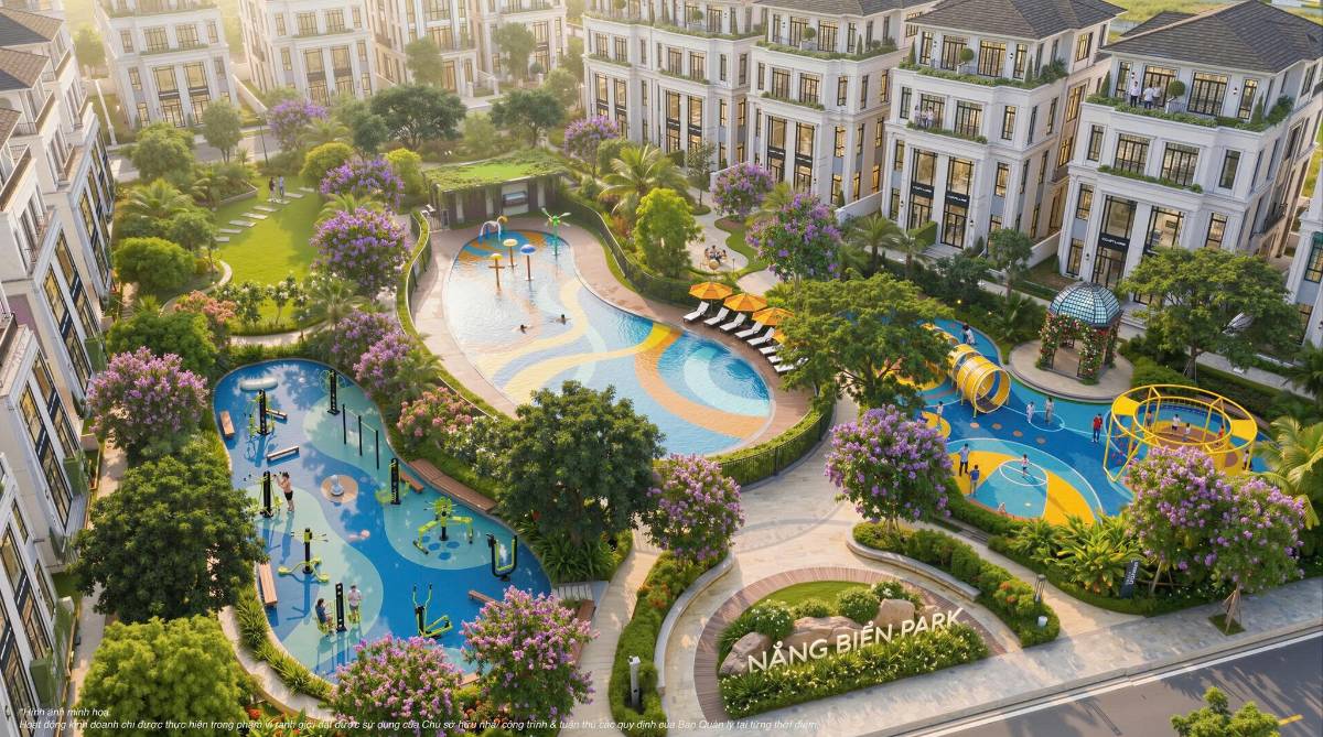 Căn góc liền kề VK4-102 không gian rộng 107m2 gần suối sinh thái Bạch Vân