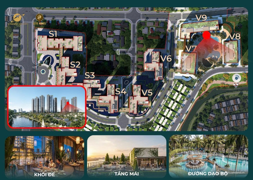 Căn 1PN siêu hiếm tại Sunshine Sky City Phú Thuận, view Phú Mỹ Hưng, Giá tốt