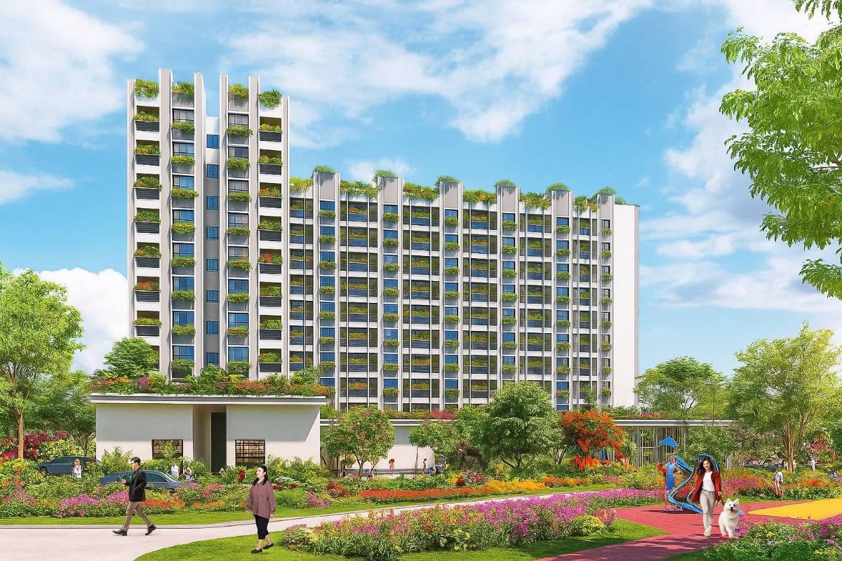 💫 SỐNG THƯỢNG LƯU GIÁ BÌNH DÂN! Căn hộ tầng cao 63.8m2 VCI Green Home, ban công Tây Bắc view mây trời cực thoáng