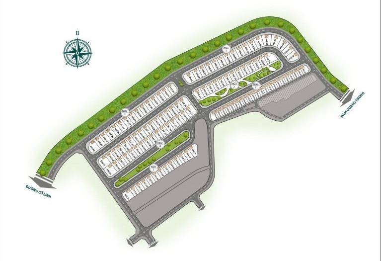 Suất ngoại giao 285m², view công viên Địa Đàng, 120 tỷ