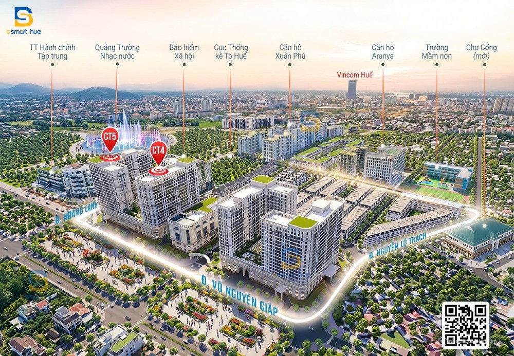 Phú Xuân City - Dòng Tiền Hiện Hữu 40 - 120tr/1 Tháng