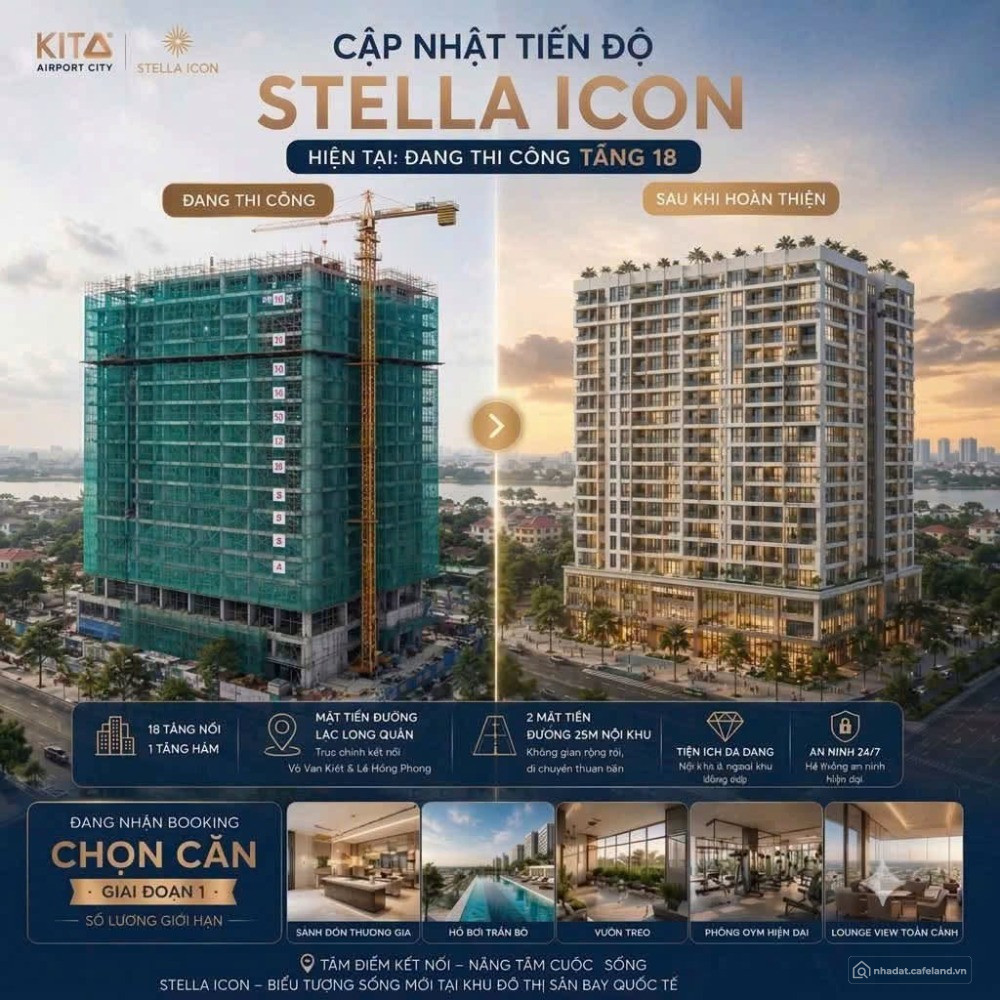 MỞ BÁN ĐỢT 1 CÁC CĂN ĐẸP DỰ ÁN CĂN HỘ  STELLA CẦN THƠ.LH 0915919687