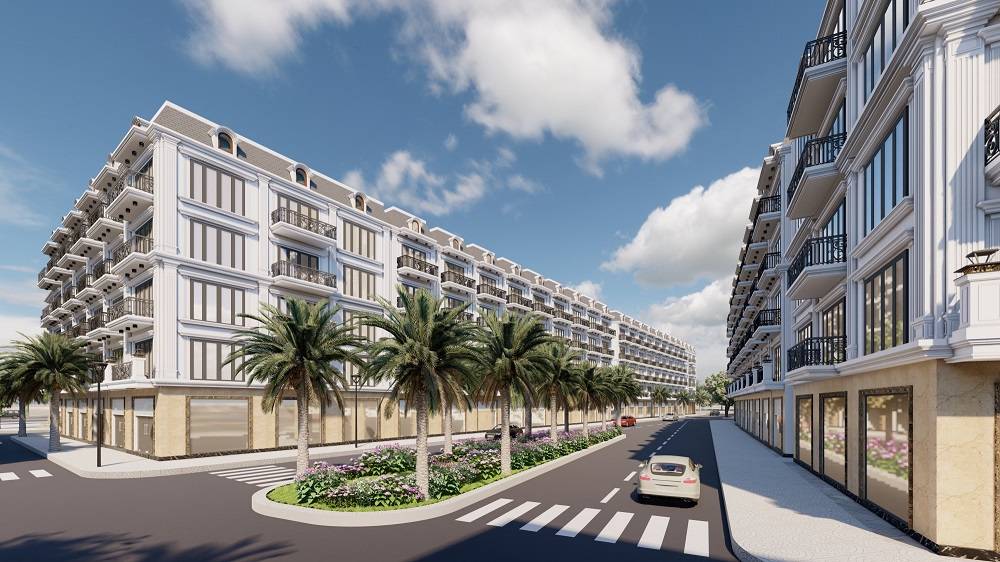 Liền kề Andora City 75m² giá 4,61 tỷ, hướng Tây Nam ngay tâm điểm An Dương