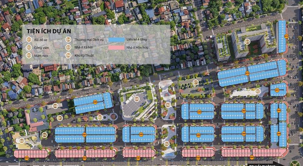 Sở hữu liền kề 75m² Andora City từ 4,2 tỷ, 4 tầng cạnh KCN An Dương