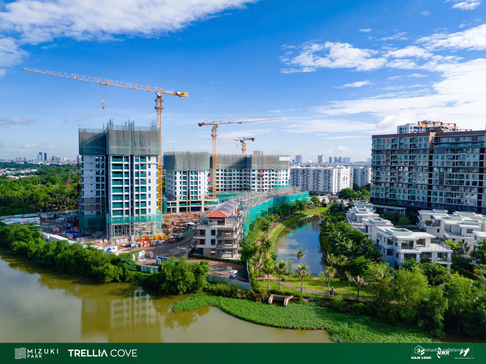 Căn Hộ Ven Sông Mizuki Park (26ha)Nguyễn Văn Linh, Bình Chánh, 2PN  75m² l 5,2tỷ