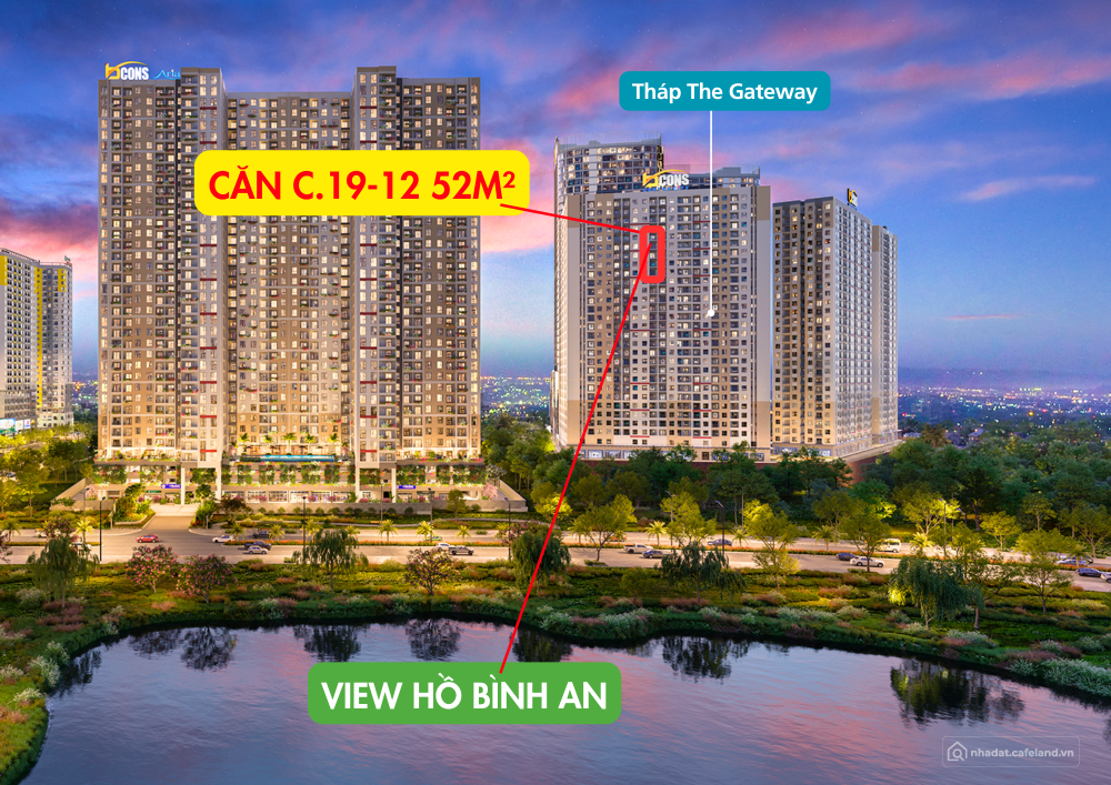 Căn hộ Bcons Center City 1PN-2PN-3PN giá gốc F0 hỗ trợ vay 80% Liền kề ga Metro