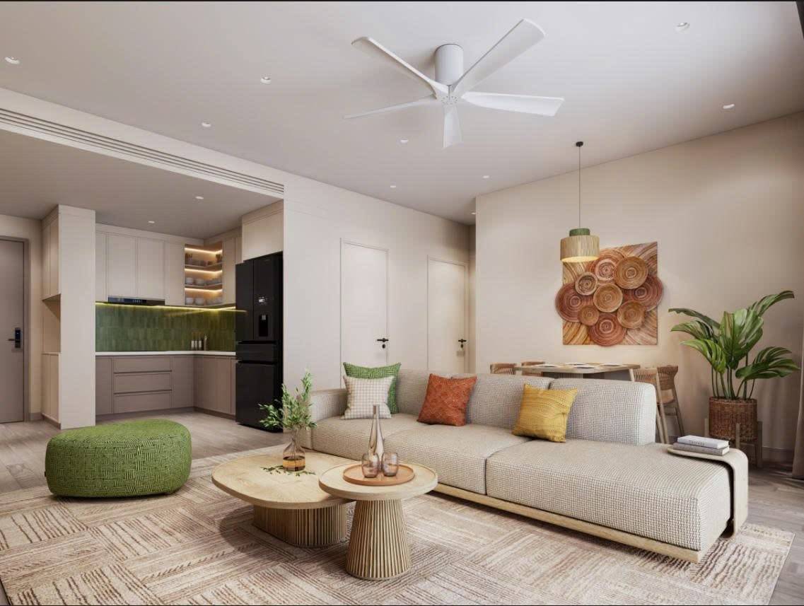 Căn 2PN view sông và pháo hoa tòa Onsen 3 Charmora City diện tích 72m2 giá 5.18 tỷ.