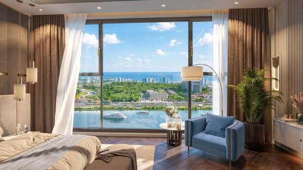 Sở hữu căn 1PN+ view trực diện biển tầng cao Charmora City diện tích 54m2 giá 3.8 tỷ.