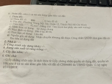 Đất 4x21 Hà Chương, P Trung Mỹ Tây, Quận 12, Gần Giáo Xứ Bạch Đằng