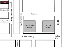 cần bán gấp nhà cấp 4 đường Lương Thế Vinh ( Lô 90 ), Liên Nghĩa, Đức Trọng, LĐ