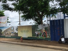 Đất 2 mặt tiền đường, kề chợ, trung tâm hành chính, 450tr.