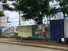 Đất 2 mặt tiền đường, kề chợ, trung tâm hành chính, 450tr.