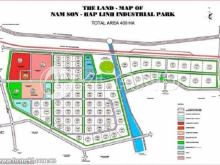 Lô ngoại giao 3ha tại KCN Nam Sơn Hạp Lĩnh, lô góc giá tốt đã fix vị trí, hợp đồ