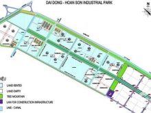 Đất KCN Đại Đồng giai đoạn 2 dt  96ha, dt 1ha, 15ha, 3.7ha Lh 0988457392