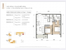 Căn hộ Quận 1 - Grand Manhattan, 2PN, 71m2, 13 tỷ, view Q1, hướng Đông Bắc