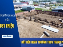 Mặt tiền Thị Trấn Thạnh Phú giá ưu đãi cơ hội sinh lời cao khi chợ vào hoạt
