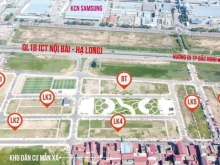 Đất nền đối diện KCN Samsung Bắc Ninh giá chỉ từ 30tr/m2 hỗ trợ vay lãi suất 0%