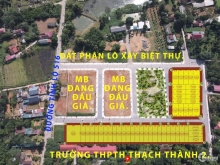 Bán gấp lô liền kề View Công viên giá rẻ - Thạch Bình - Thạch Thành
