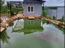 Cần bán nhà cấp 4 đầy đủ tiện nghi,hồ cá trc nhà,lò nướng ngoài trời