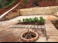 Bán Căn Nhà Nghỉ Cuối Tuần Xuân Trường ĐÀ LẠT  - Căn nhà gỗ đang dựng sửa , và 1