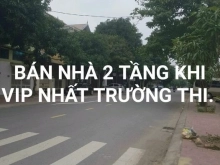 BÁN NHÀ 2 TẦNG KHU ĐẸP NHẤT TRƯỜNG THI