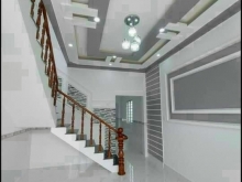 Bán căn nhà mặt tiền 1trệt 1lầu khu vượt lũ p8 lộ ôtô tới nhà