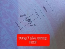 Em có lô đất kèm nhà nhỏ, đoạn gần biên phòng vùng 5. Diện tích 6x26m.