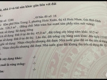 Bán lô đất Hoài Xuân gần trường cấp 2 ,giá rẻ mùa dịch