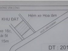 Cần bán đất Võ Văn Khánh Hẻm xe tải 5 tấn .