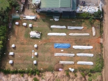 Diện tích: 24x47m(Nở Hậu) có 200m2 Thổ cư  Hẻm Ôtô khu dân cư gần đường tránh...