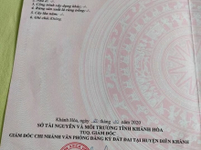 Bán lô đất của Chị ở Diên Sơn, Diên Khánh. Diện tích: 111,7m2