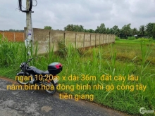 Đất nở hậu giá tốt tại Bình Nhì Gò Công Tây
