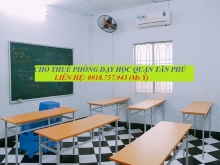Cho thuê phòng dạy học giá rẻ quận Tân Phú