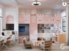 Nhà 1 trệt 1 lầu lộ oto 12m thiêt kế hiện đại thoáng mát