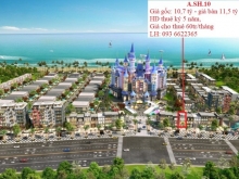 Bán căn shop mặt đường Ven Biển dự án Wonderland Hồ Tràm, lợi nhuận 60tr/tháng