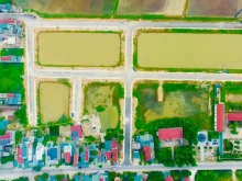 Cần bán  lô đất đấu giá ven thành phố Thanh Hóa, lối đi vào dự án của SunGroup
