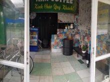 sang quán cà phê ngay cầu vượt quang trung