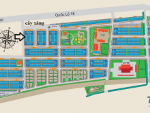 Bán đất 90m2, hướng Tây ngay sau cây xăng Km8 Quang Hanh