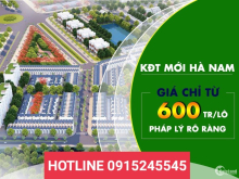 Cần Bán Đất Nền Đầu Tư Tại Thanh Liêm - LH: 0915245545
