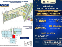 Shop Rainbow (Vinhome Q9), nhận shop kinh doanh ngay, vay 100%,  LS 0% 15 tháng