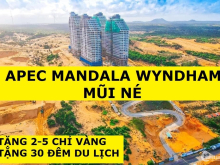 Apec Mũi Né Tặng 2 Chỉ - 1 Lượng Vàng, Căn 1PN- 1.3Tỷ, 2PN-2.7Tỷ, View Biển Mũi