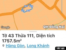 Cần bán gấp lô đất xã Hàng Gòn, Thành phố Long Khánh ĐNai.
