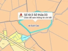 Cần bán lô đất suối cao xuân lộc đồng nai